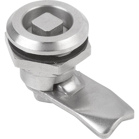 Kipp Quarter-Turn Lock, D=20, H=13, 5, Stainless Steel 1.4401 K1360.1613